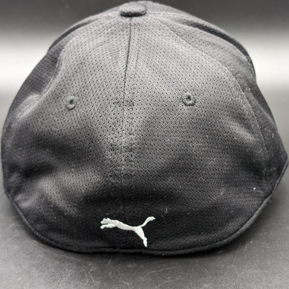 Mens Puma Hat Baseball Cap Fitted Large Extra Large Embroider Logo Stretch READ - Picture 3 of 9